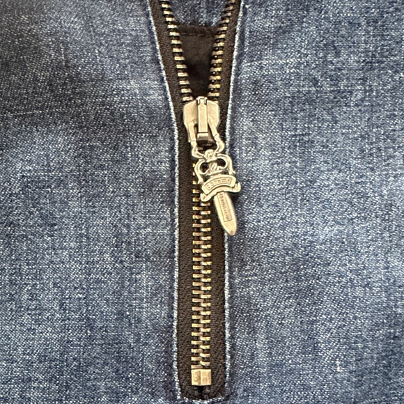 Chrome Hearts Blue Hoodie with White Graphics - Picture 3 of 9